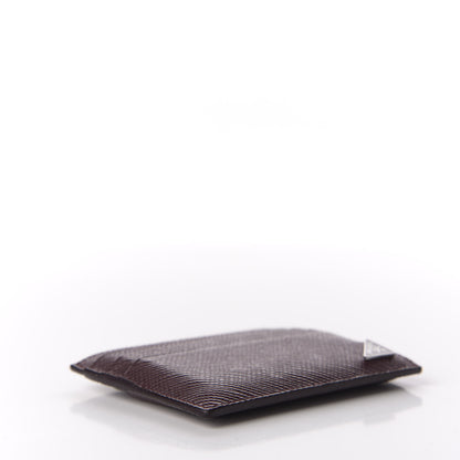 Prada Saffiano Card Case Granato 4 of 7