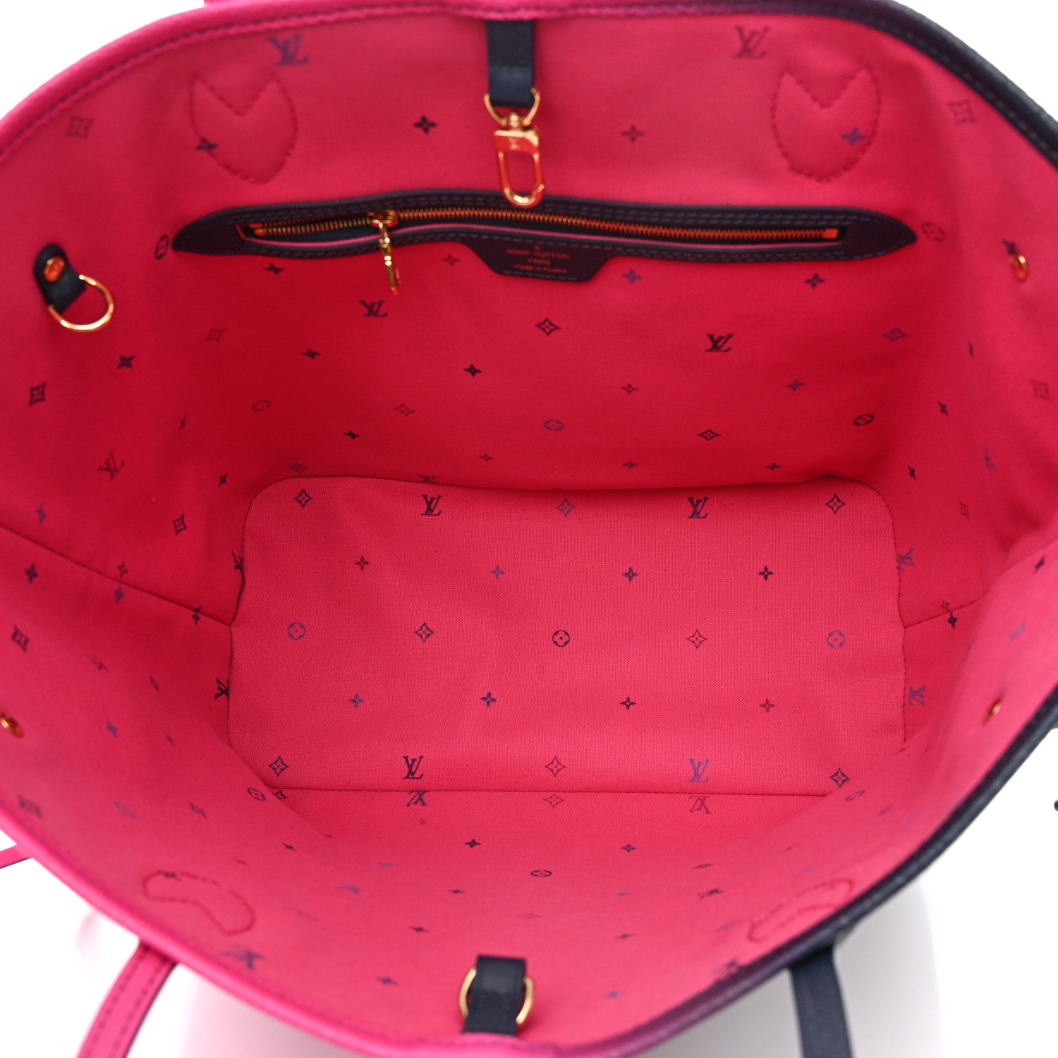 Louis Vuitton Monogram Giant Spring In The City Neverfull MM Midnight Fuchsia 5 of 11