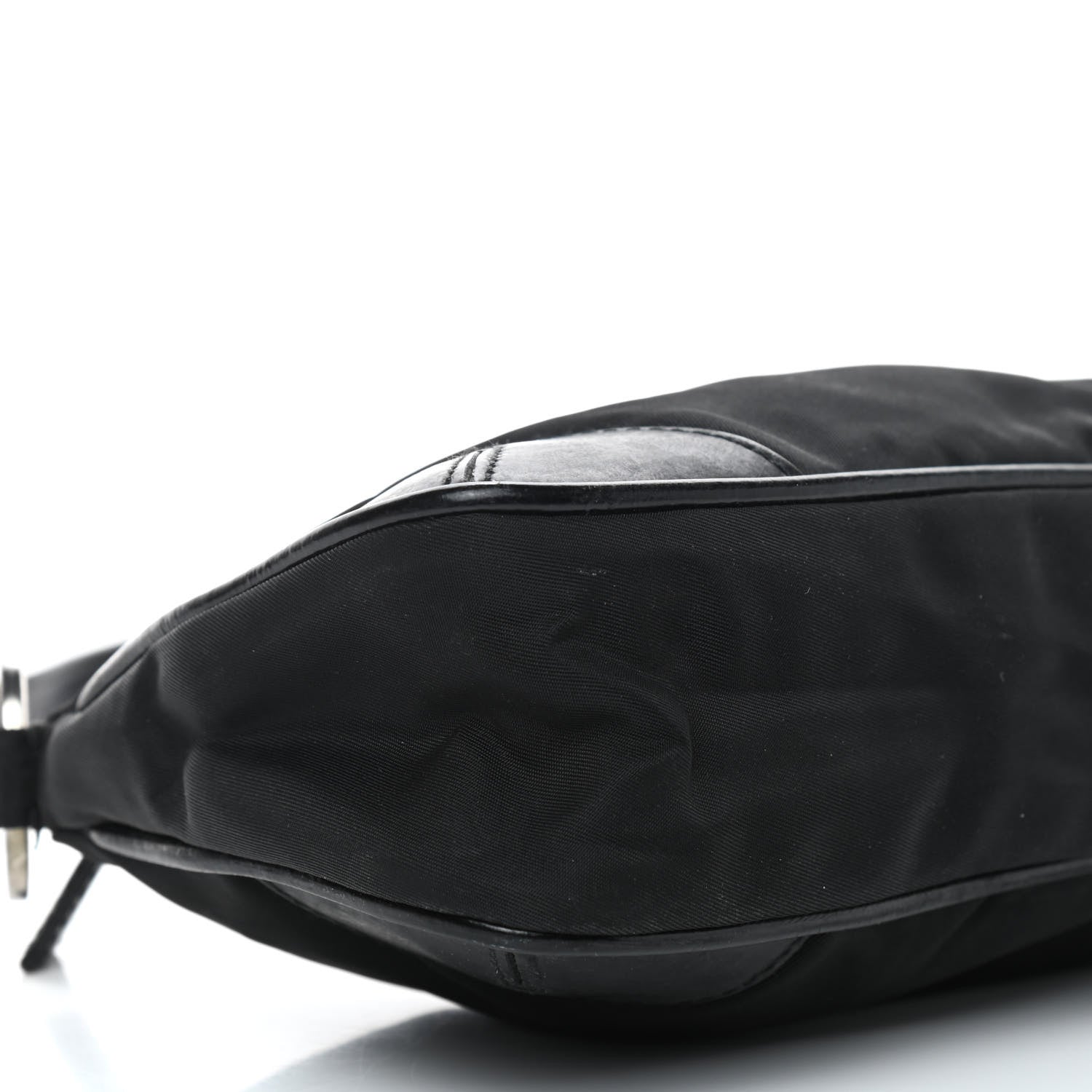 Prada Tessuto Nylon Pochette Bag Black 8 of 9