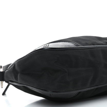 Prada Tessuto Nylon Pochette Bag Black 8 of 9