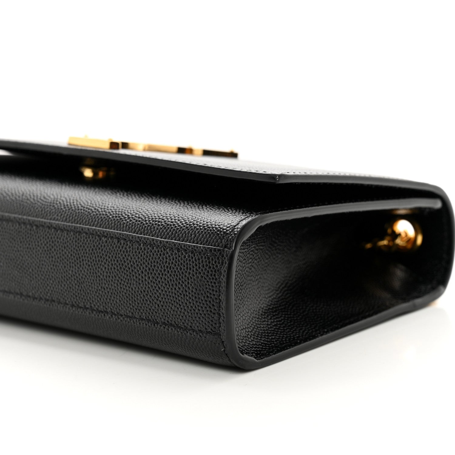 Saint Laurent SAINT LAURENT Grain De Poudre Small Monogram Kate Satchel Black 10 of 10