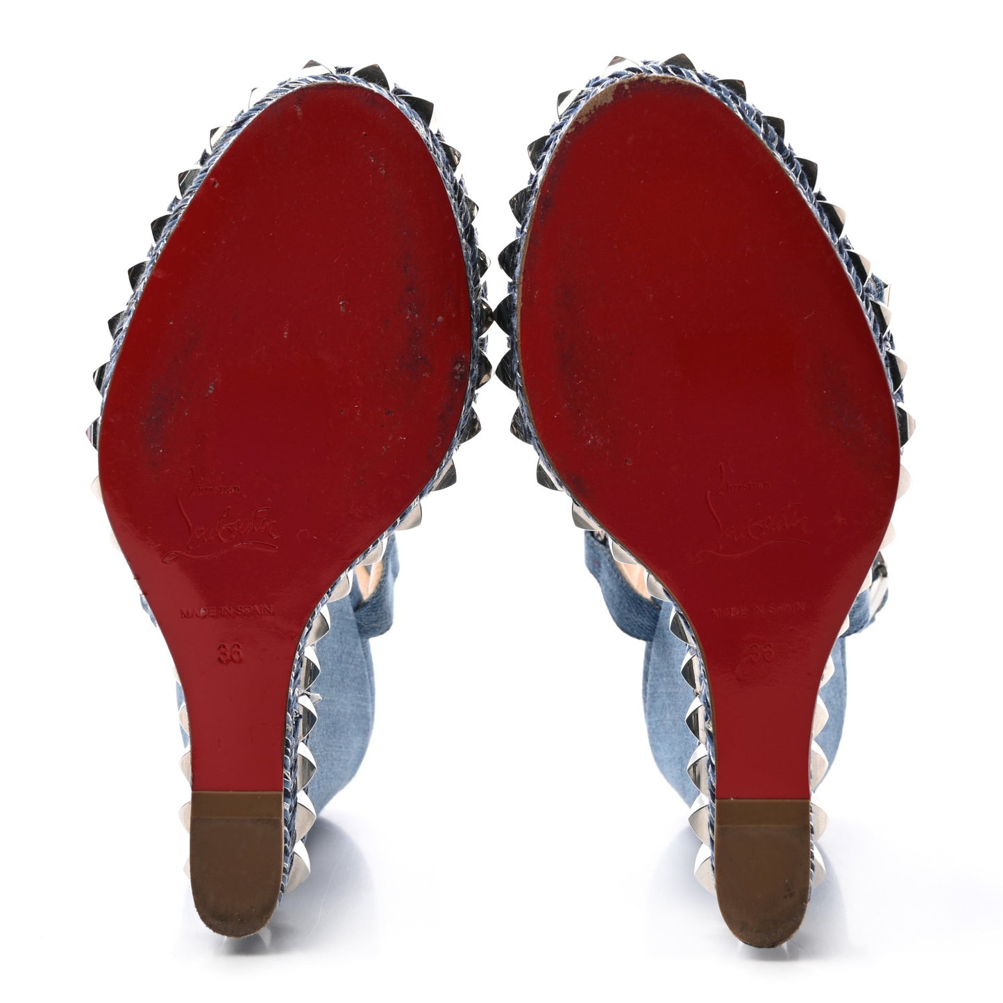 Denim Cataclou 120 Wedge Sandals 36 Blue