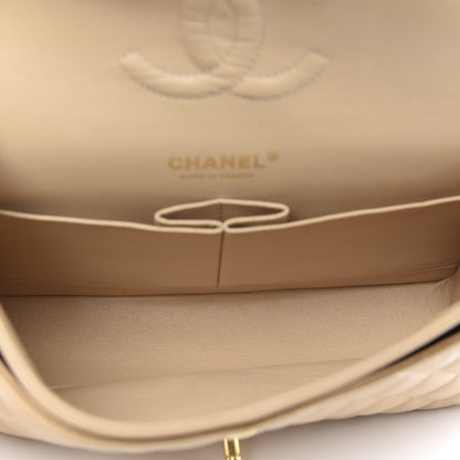 Chanel Caviar Quilted Medium Double Flap Beige Clair 5 of 10