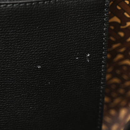 Burberry Calfskin TB Motif Embossed Medium Tote Black 10 of 10
