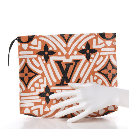 Louis Vuitton Monogram Giant Crafty Pochette Toiletry 26 Creme Caramel 2 of 9