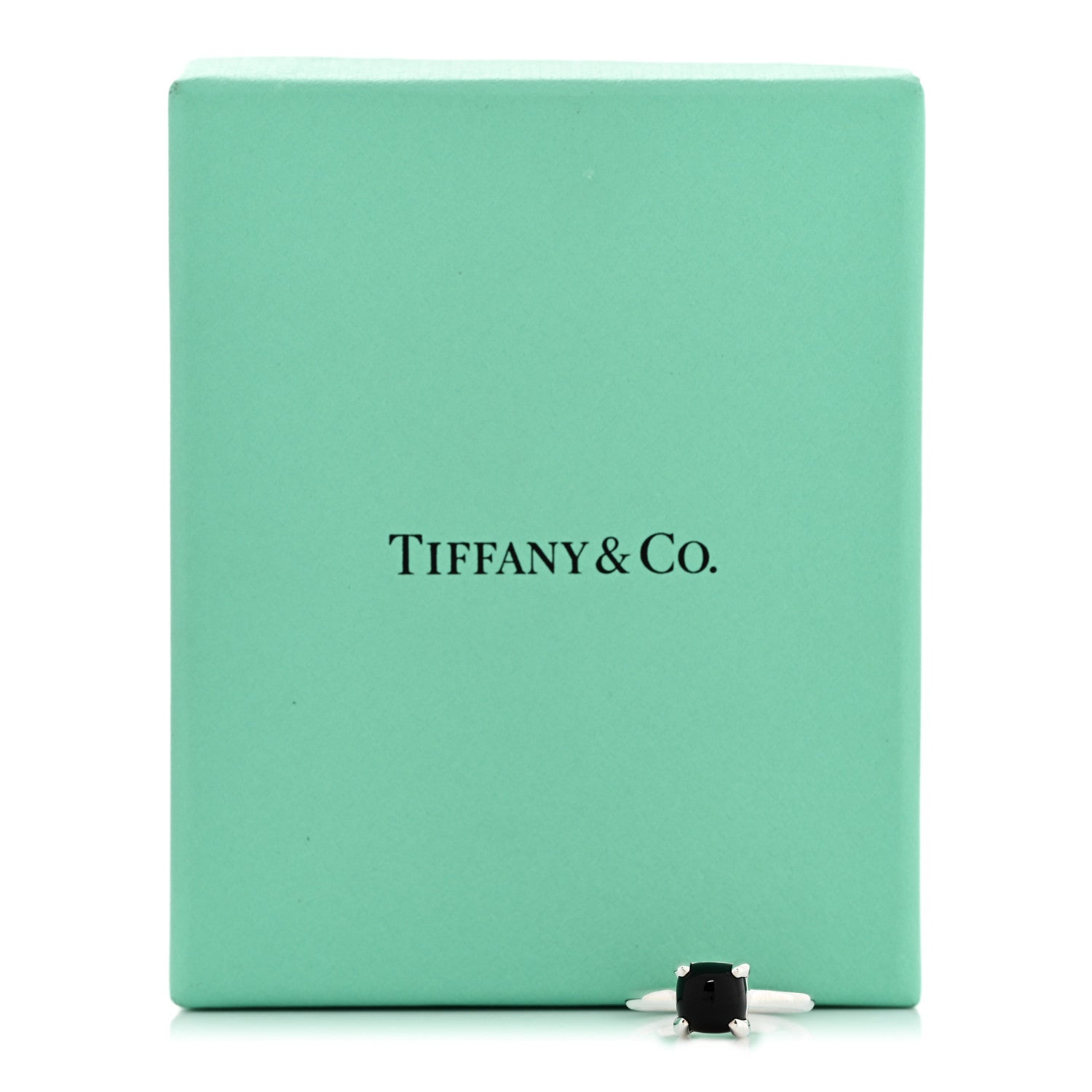 Tiffany Sterling Silver Black Onyx Paloma Picasso Sugar Stacks Ring 52 6 3 of 6