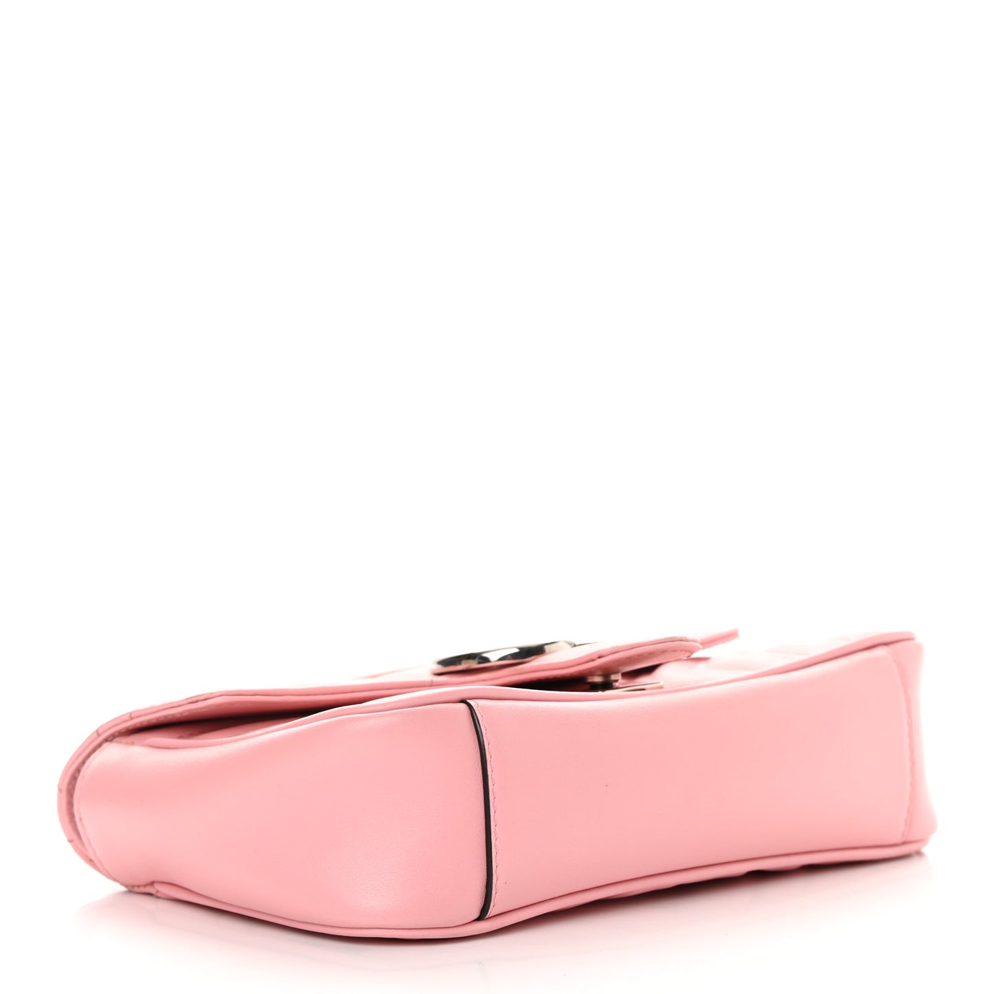 Calfskin Matelasse Mini GG Marmont Shoulder Bag Perfect Pink