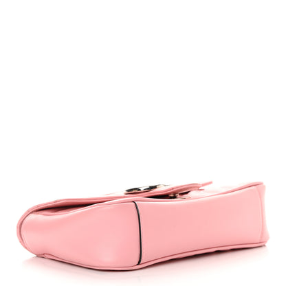 Gucci Calfskin Matelasse Mini GG Marmont Shoulder Bag Perfect Pink 4 of 21