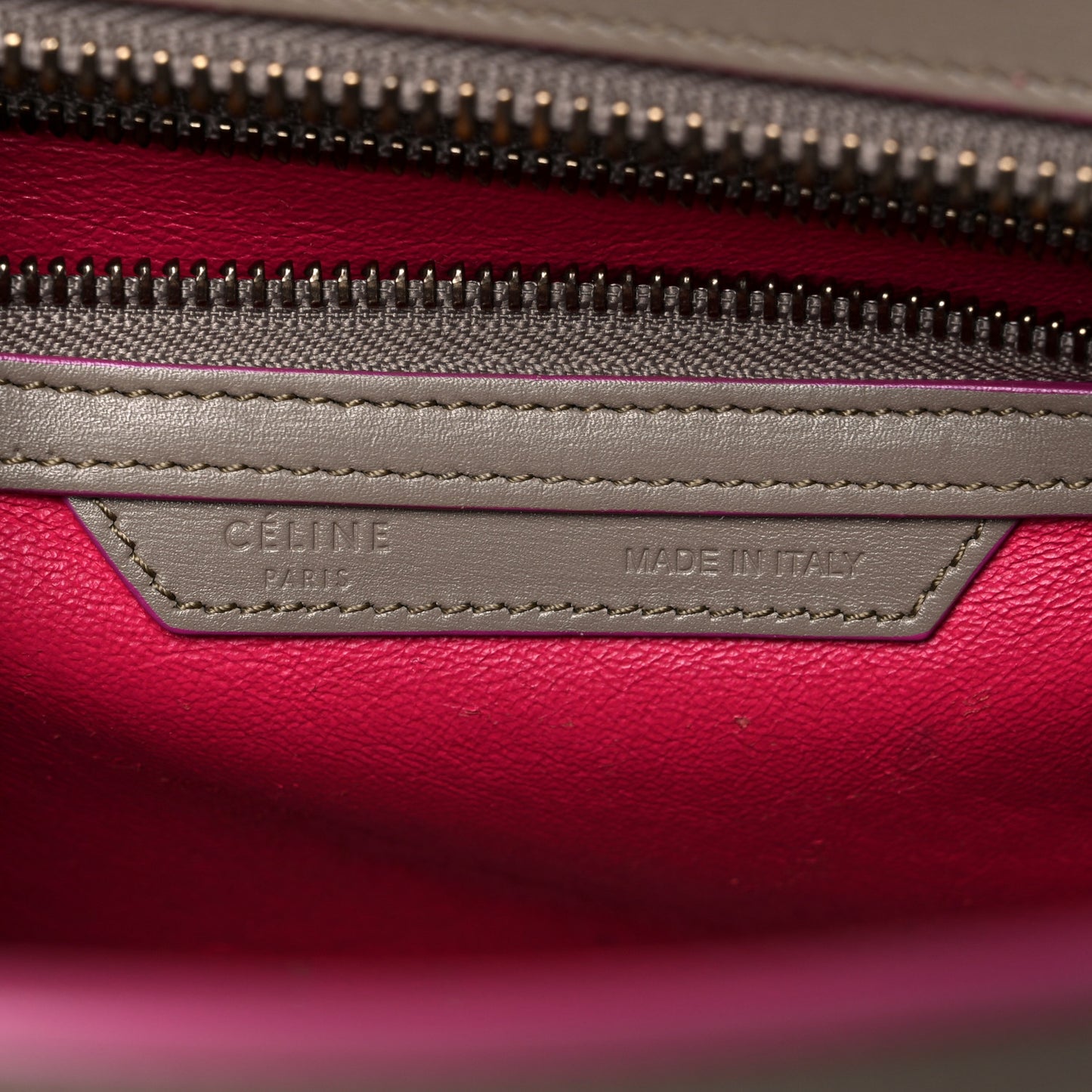 Palmelato Calfskin Micro Luggage Beige