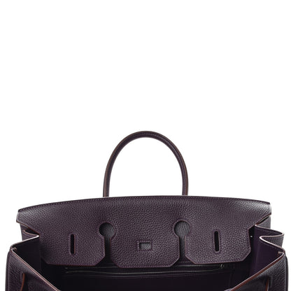 Hermes Togo Birkin 35 Raisin 8 of 37