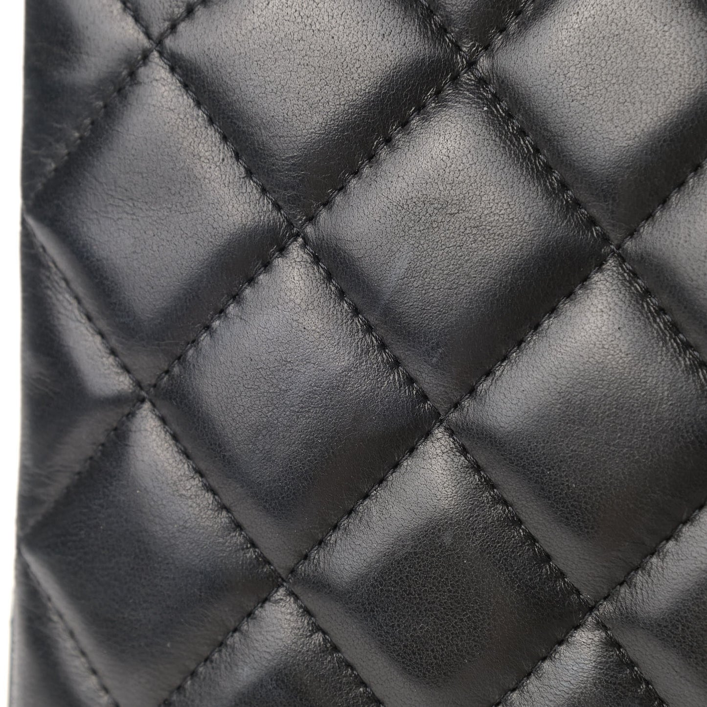 Lambskin Quilted Maxi Single Flap Black