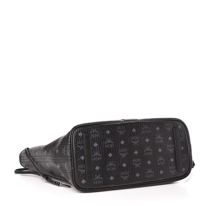 MCM Visetos Medium Liz Reversible Shopper Tote Black 5 of 14