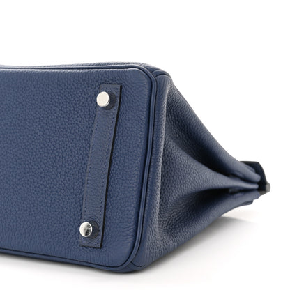 Hermes Togo Birkin 25 Bleu Saphir 10 of 11