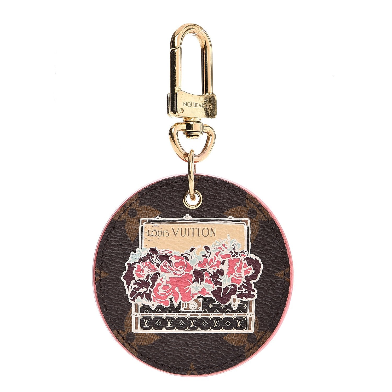 Louis Vuitton Monogram Illustre Posies Bag Charm 1 of 5