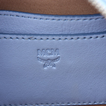MCM Visetos X-Mini Stark Bebe Boo Backpack Blue Bell 5 of 10