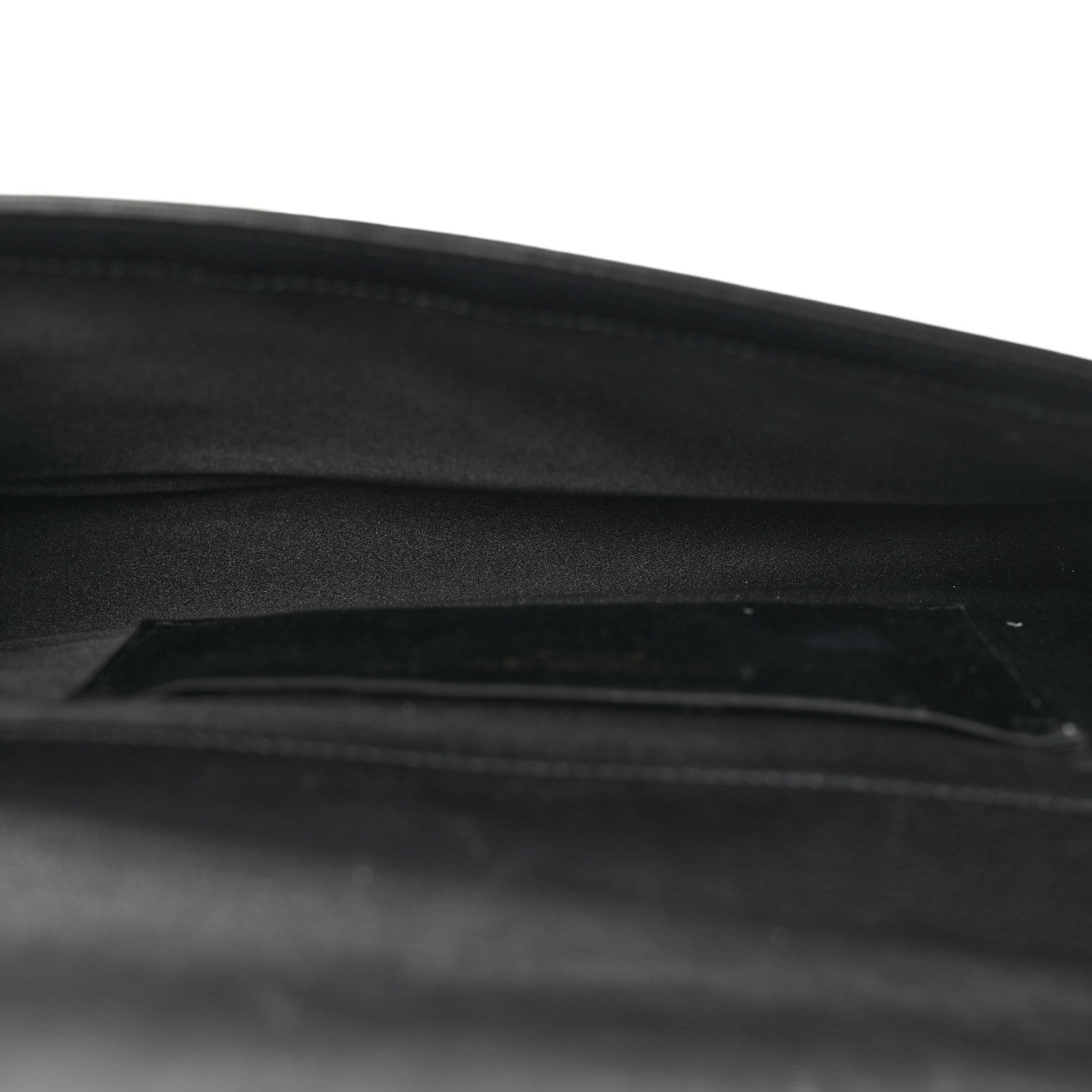 Saint Laurent Goatskin Monogram Large Belle De Jour Clutch Black 5 of 9