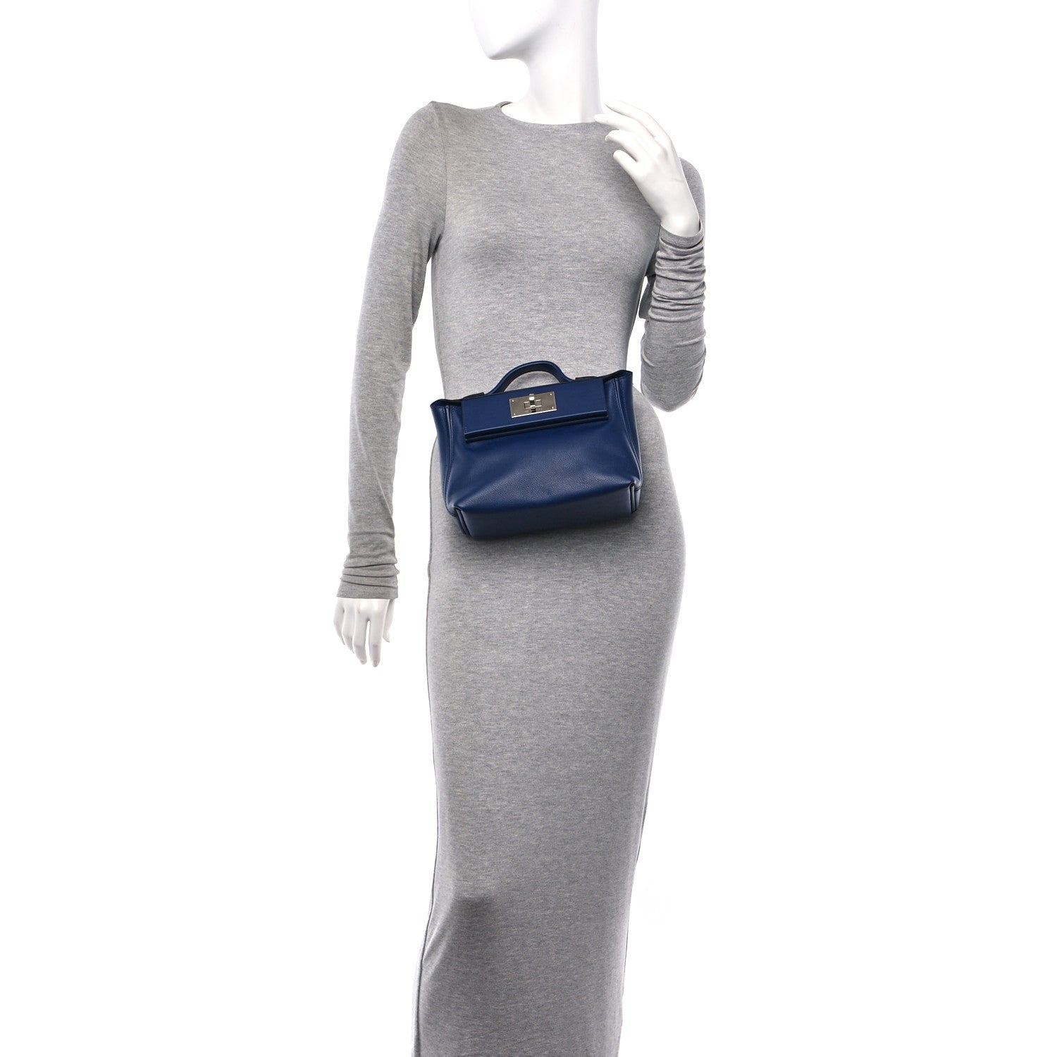 Hermes Evercolor Swift 24/24 21 Bleu Saphir 2 of 12
