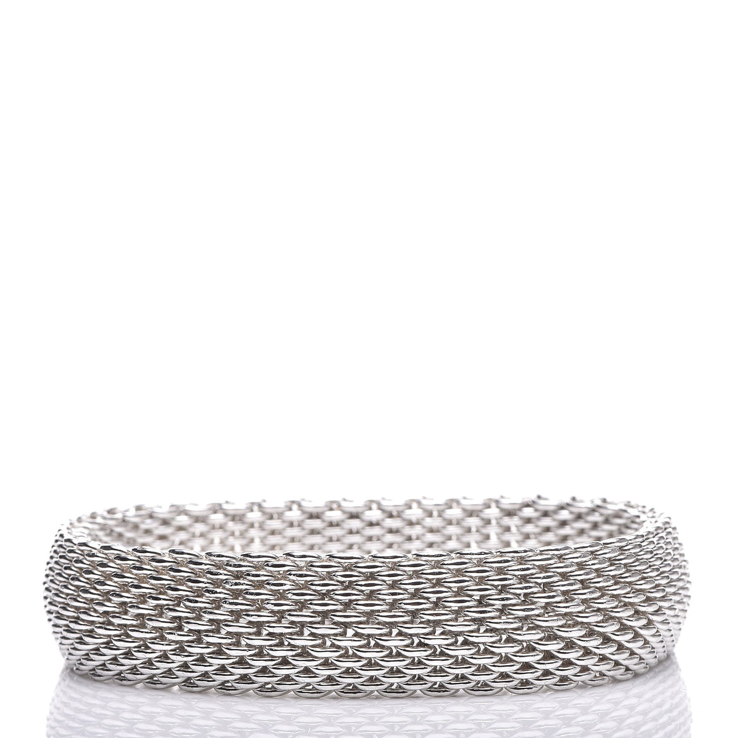 Tiffany Sterling Silver Somerset Mesh Bracelet 3 of 4