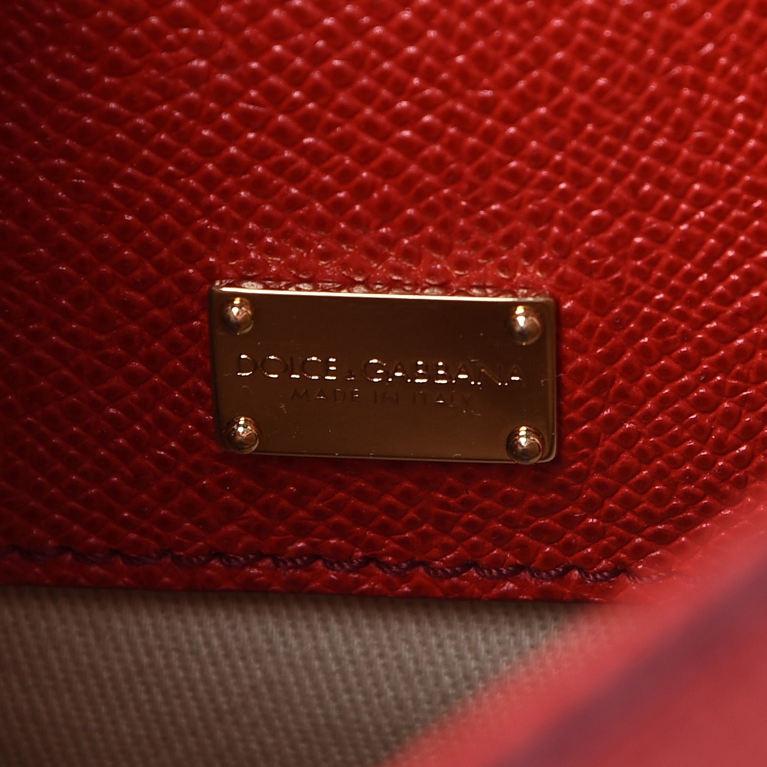 Dolce & Gabbana Dauphine Medium Miss Sicily Satchel Red 7 of 13
