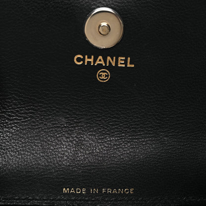 Chanel Goatskin Quilted Punk Essentials Chain Mini Flap Belt Bag Black 6 of 11