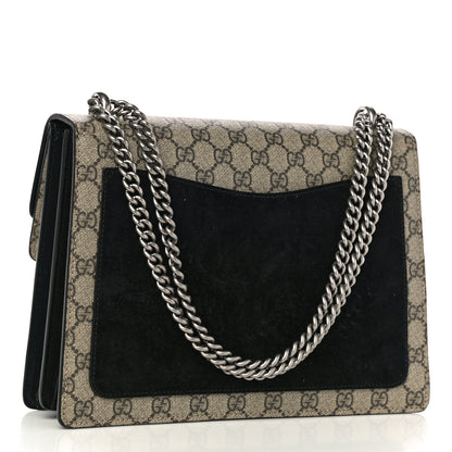 Gucci GG Supreme Monogram Medium Dionysus Shoulder Bag Black 3 of 13