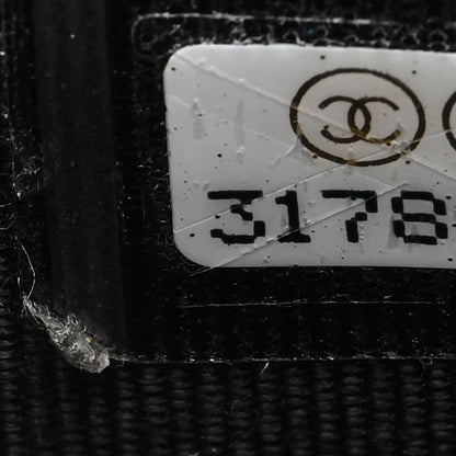 Chanel Lambskin Crochet Quilted Small Vanity Case With Chain Black 7 of 11