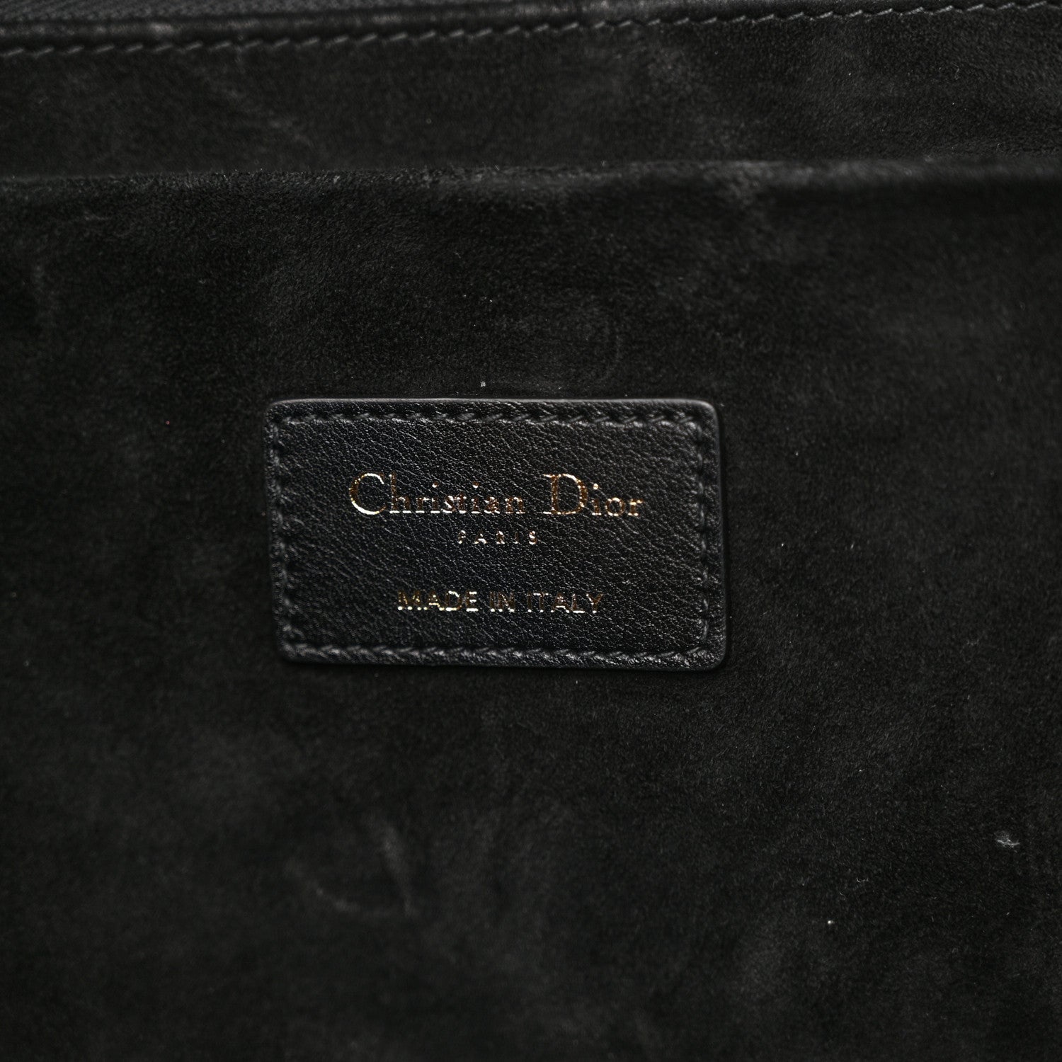 Christian Dior Calfskin Archicannage Medium Essential Tote Black 6 of 12