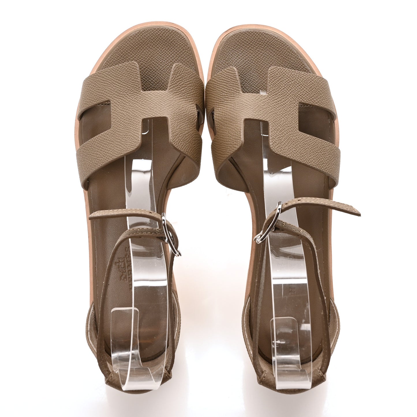 Epsom Santorini Sandals 37 Etoupe