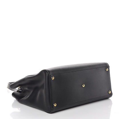 Fendi Vitello Elite Regular 2Jours Tote Black 4 of 9