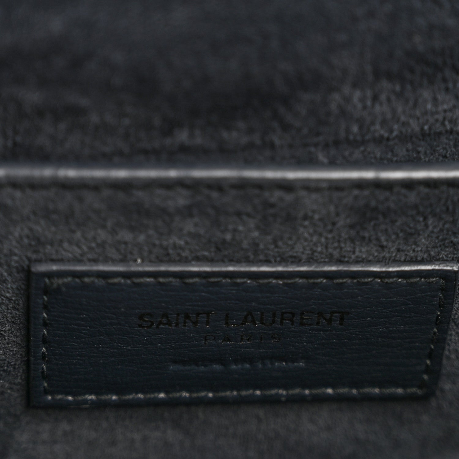 Saint Laurent Calfskin Medium Bellechasse Satchel Navy 6 of 14