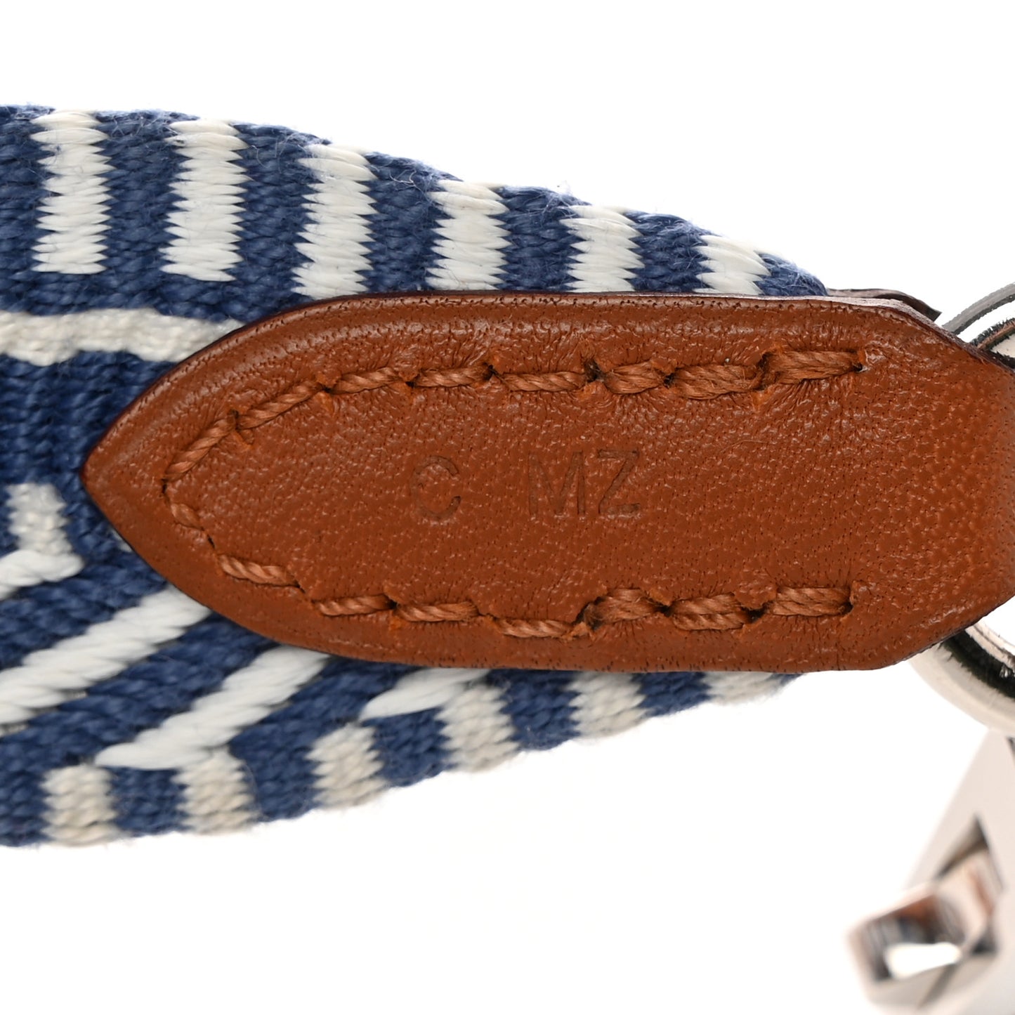 Toile Swift 25mm Sangle ZigZag Shoulder Strap Bleu Brighton