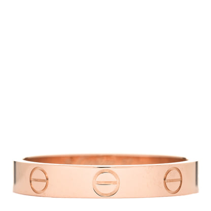 Cartier 18K Pink Gold 3.5mm LOVE Wedding Band Ring 57 8 1 of 5