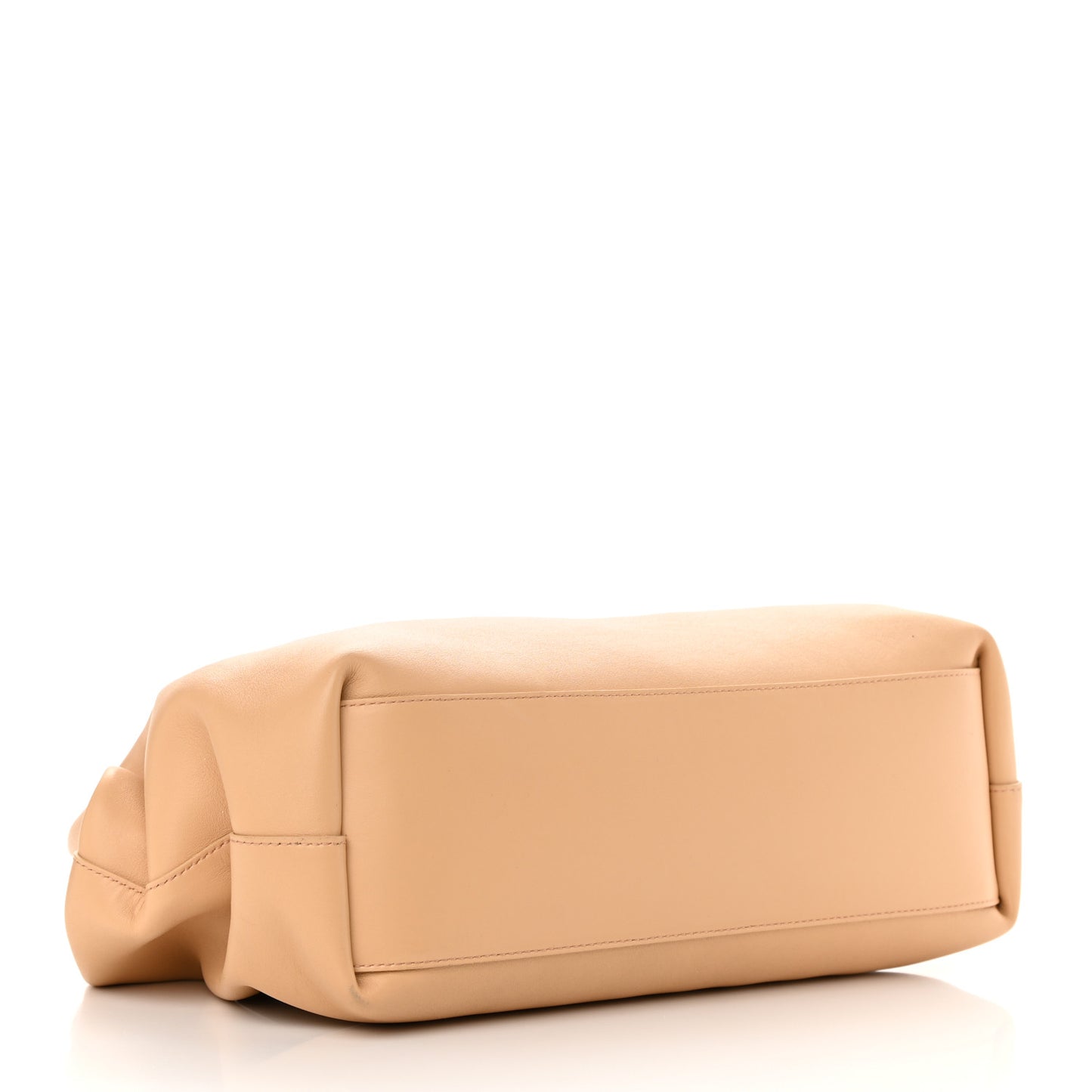Calfskin Medium The Point Triangle Bag Almond