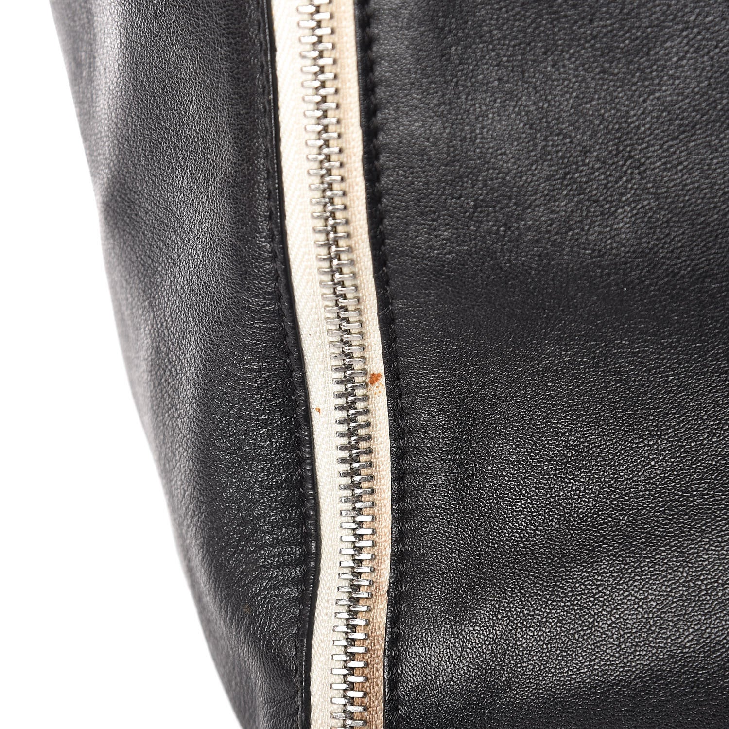 Celine Smooth Lambskin Vertical Zip Cabas Black 14 of 16
