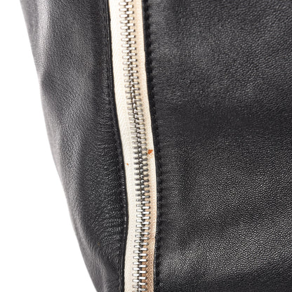 Celine Smooth Lambskin Vertical Zip Cabas Black 14 of 16