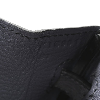 Hermes Ostrich Birkin 25 Gris Agate 7 of 11
