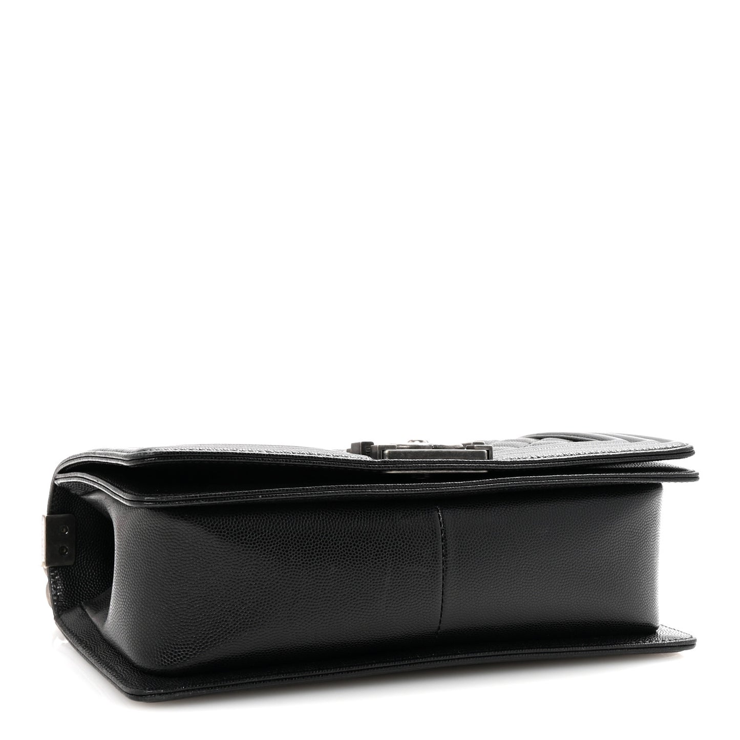 Caviar Quilted Medium Boy Flap Black
