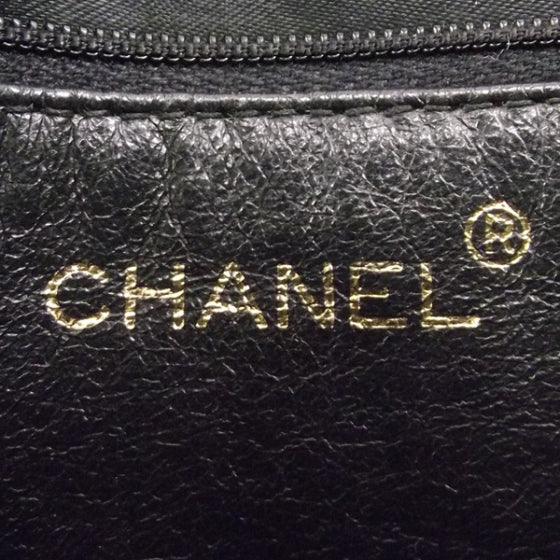 Chanel Vintage Lambskin Cross Body Flap Bag Black 9 of 13