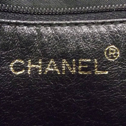 Chanel Vintage Lambskin Cross Body Flap Bag Black 9 of 13