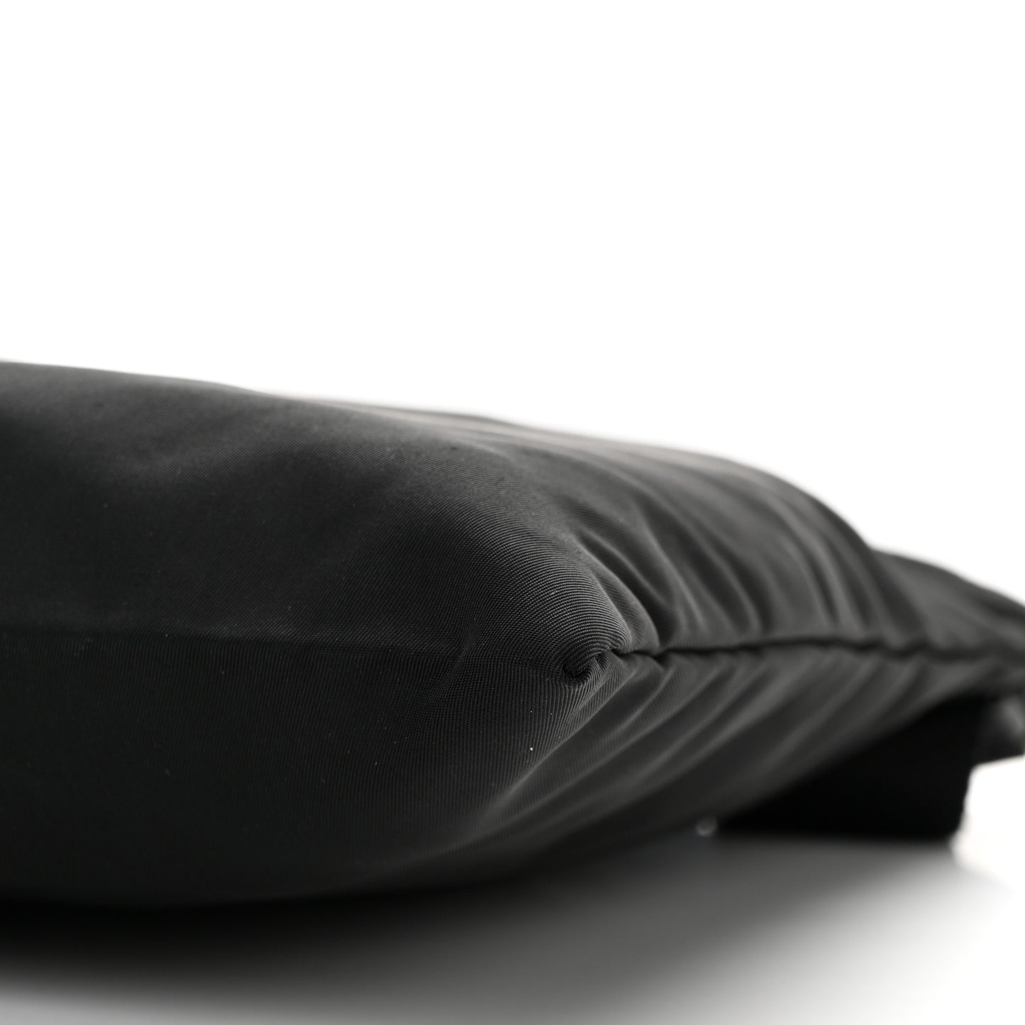 Nylon Vela Flat Messenger Bag Black