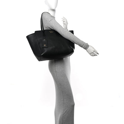 Gucci Pebbled Calfskin Medium Swing Tote Black 2 of 22