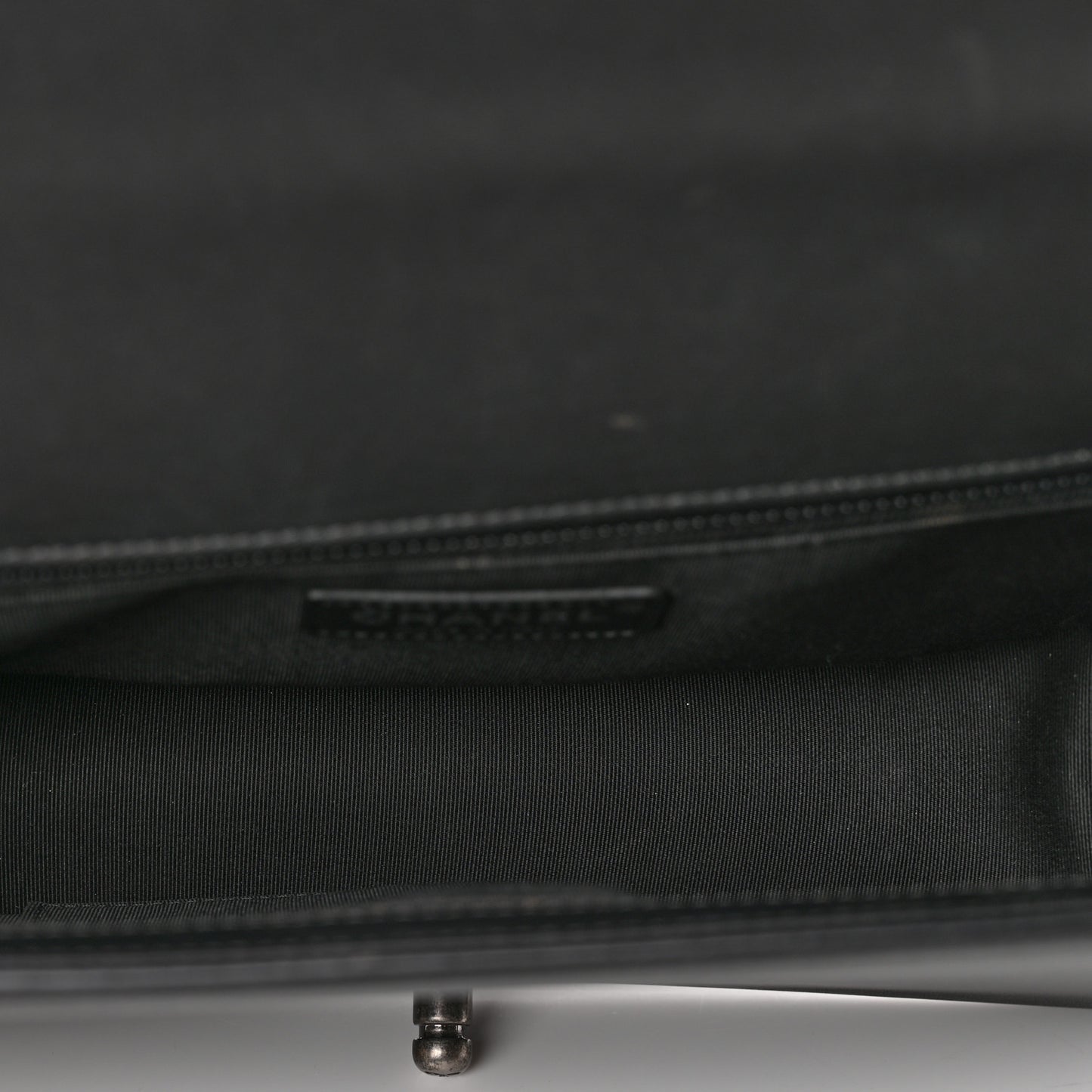 Calfskin Quilted New Medium Boy Flap Black