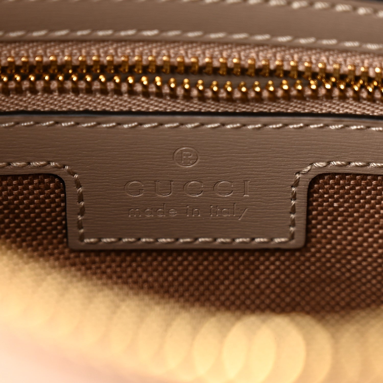 Gucci GG Shadow Monogram Super Mini Ophidia Shoulder Bag Taupe 6 of 10