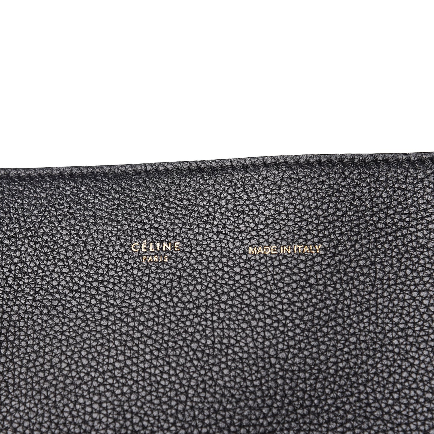Soft Grained Calfskin Small Belt Cabas Phantom Black