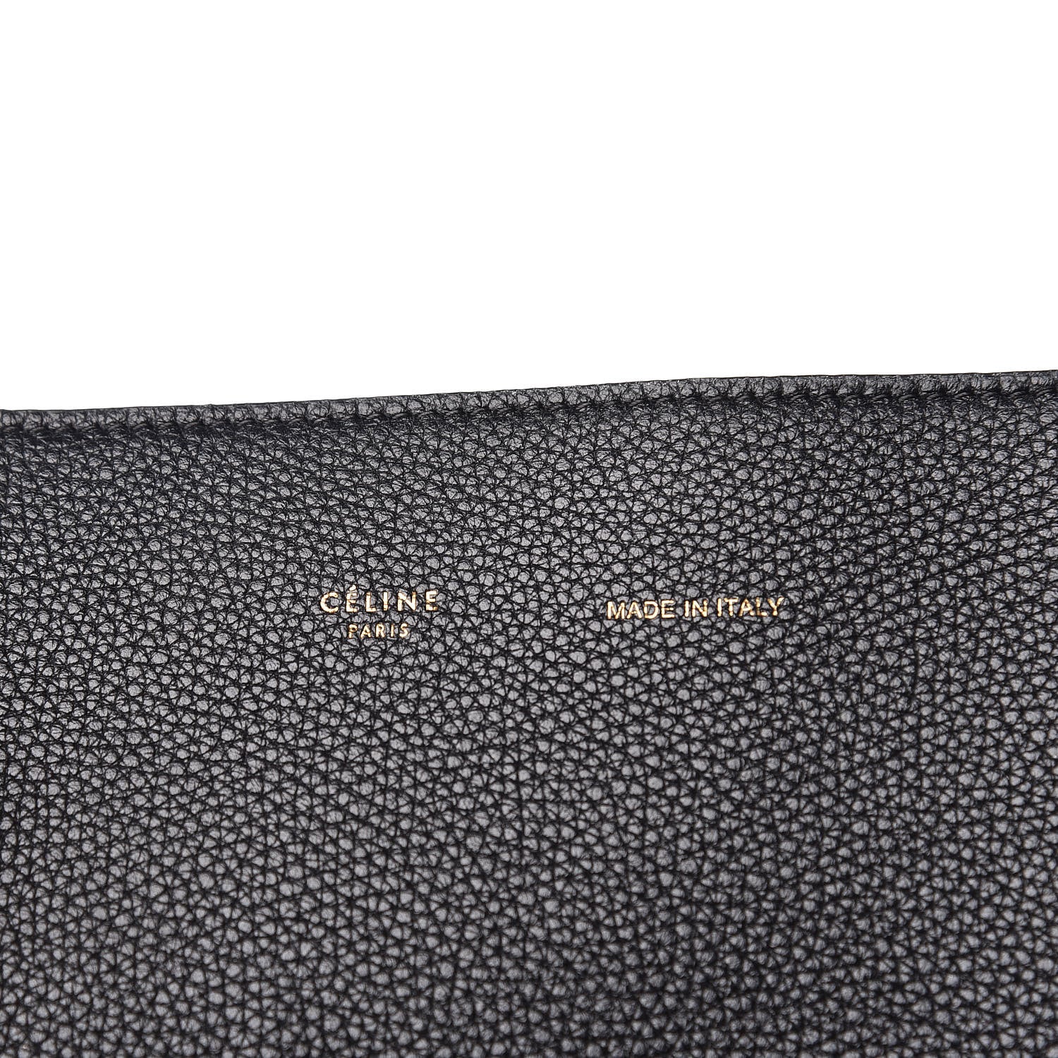 Celine Soft Grained Calfskin Small Belt Cabas Phantom Black 7 of 10