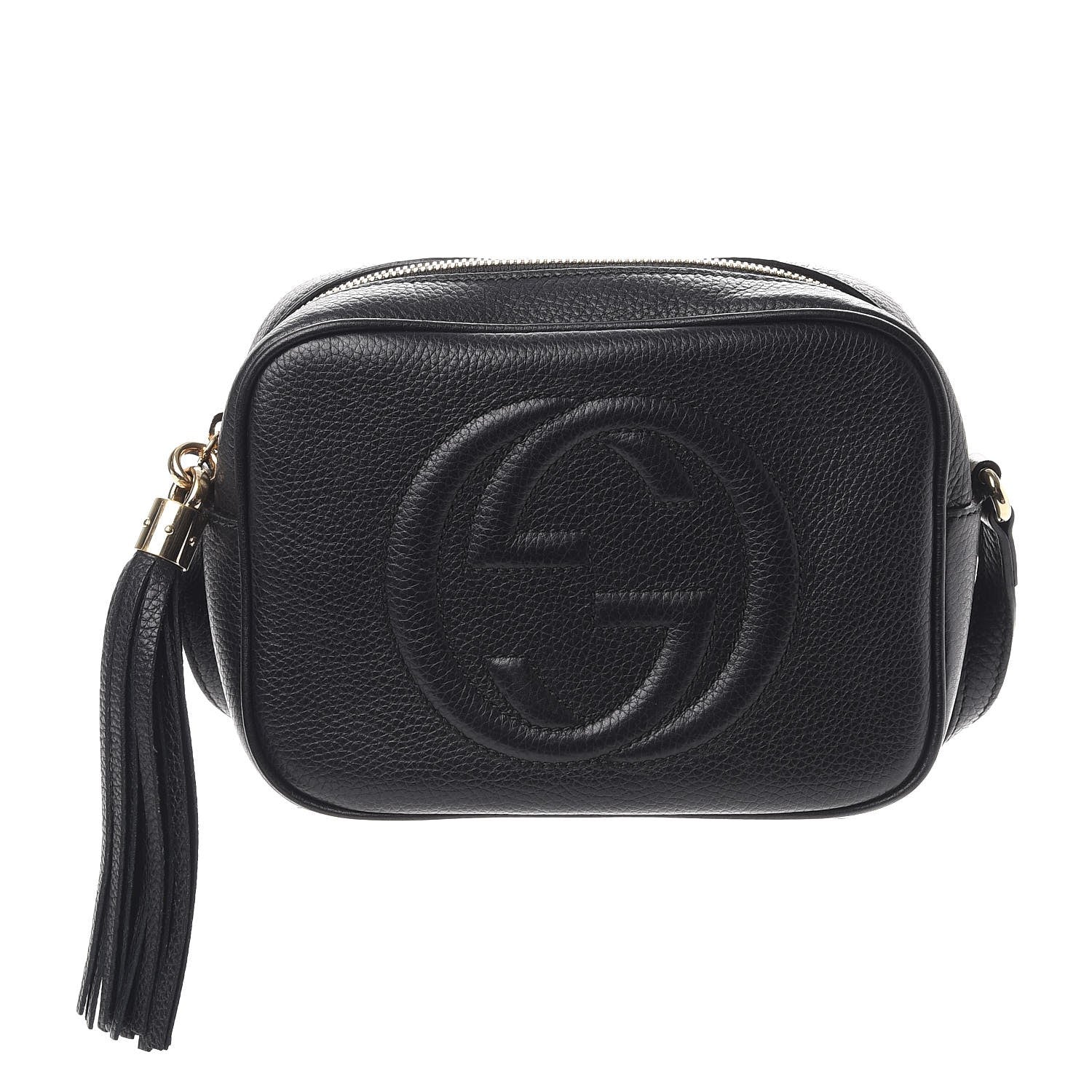 Gucci Pebbled Calfskin Small Soho Disco Bag Black 1 of 8