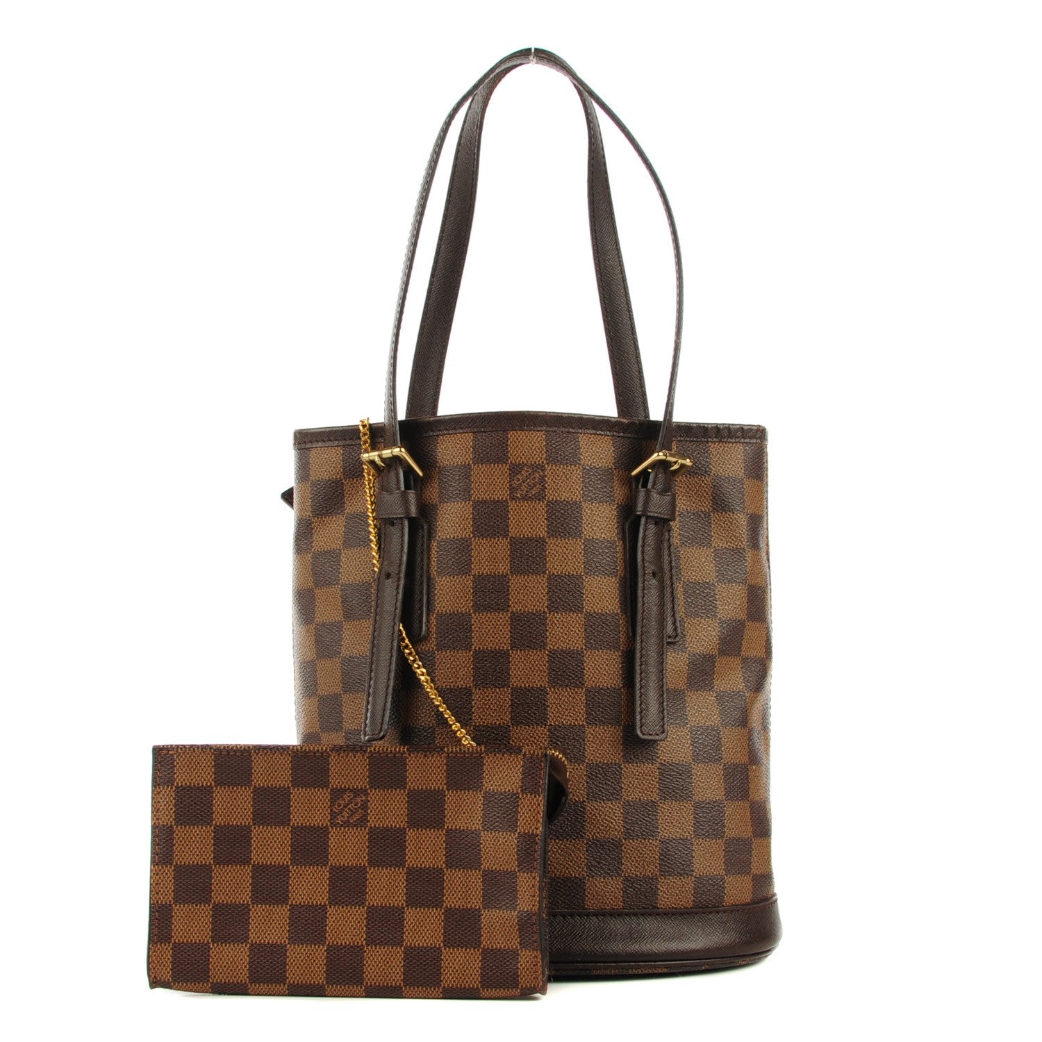 Louis Vuitton Damier Ebene Marais Bucket 23 1 of 7