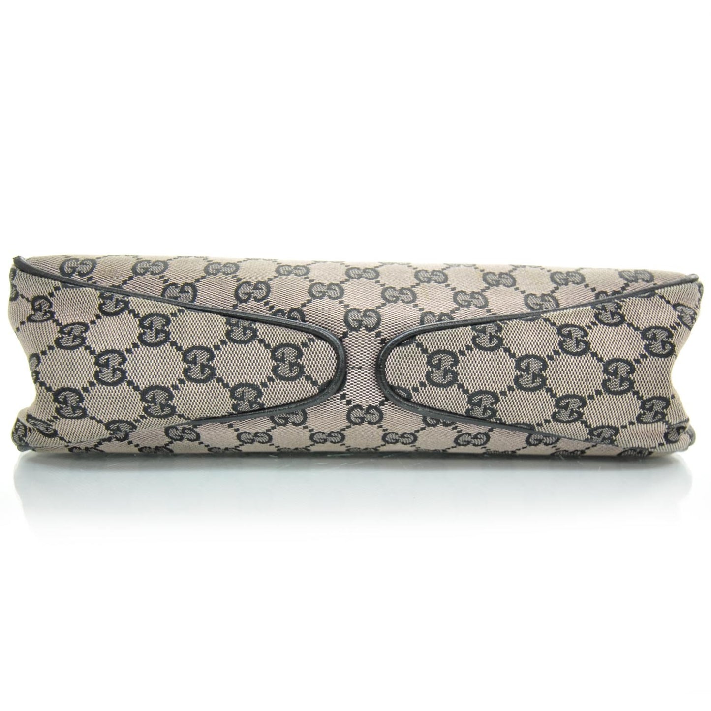 Monogram Wooden Handle Shoulder Bag