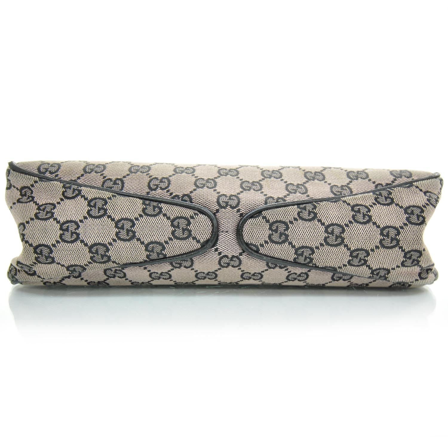 Gucci Monogram Wooden Handle Shoulder Bag 5 of 9