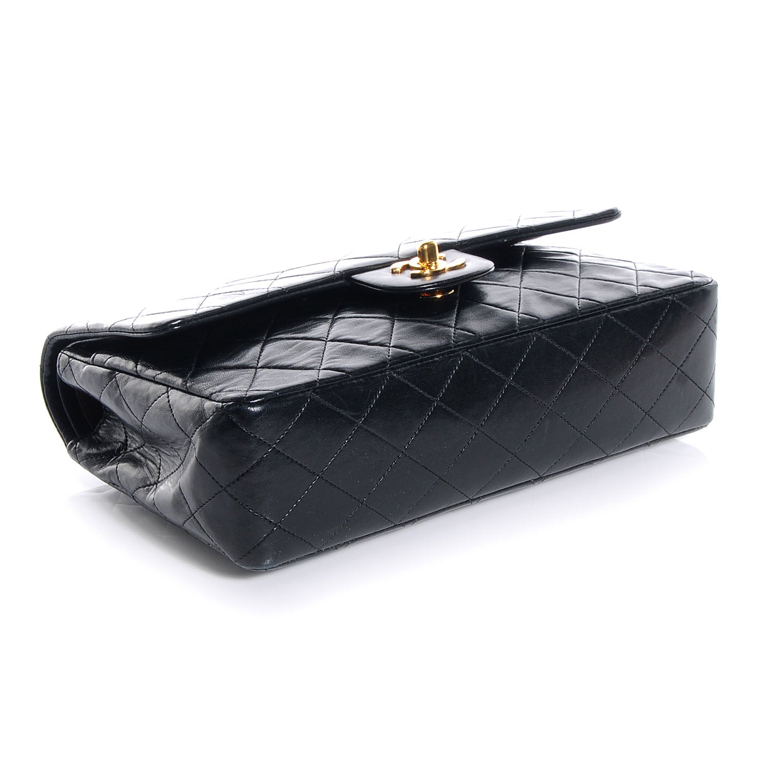 Chanel Lambskin Medium Double Flap Black 8 of 8